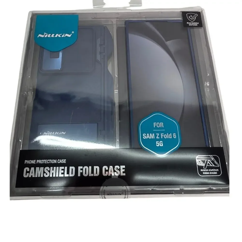 Nillkin Samsung Galaxy Z Fold 6 Protective Case Phone Case Blue Pen Holder